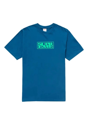 Supreme Connect logo-print T-shirt - Blue