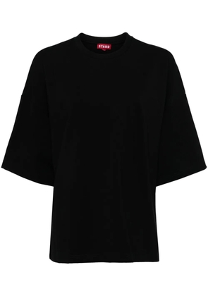 STAUD straight hem T-shirt - Black