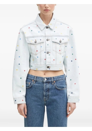 Fiorucci polka-dot denim jacket - Blue