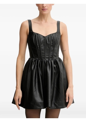 Bardot Savoy sweetheart-neck mini dress - Black