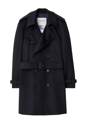 Burberry belted trench coat - Blue