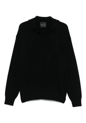 Roberto Collina polo-neck sweater - Black