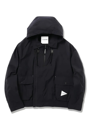and Wander hooded water-repellent jacket - Black