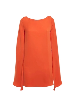 Maje cape mini dress - Orange