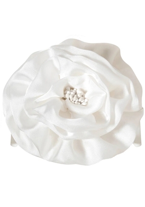 Jennifer Behr Rose Jaw hair clip - White
