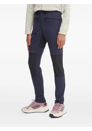 Haglöfs logo-embroidered performance trousers - Blue
