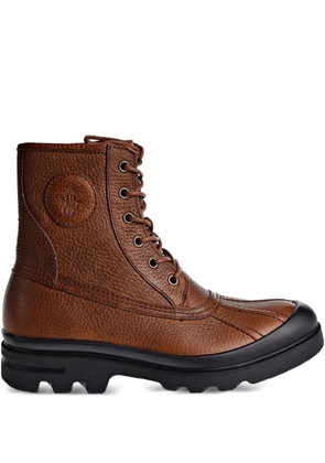 Polo Ralph Lauren lace-up leather boots - Brown