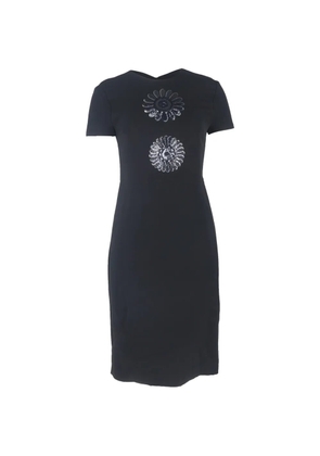 Prada Pre-Owned sequined sheath midi dress - Black