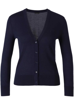 Givenchy V-neck button-up cardigan - Blue