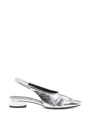 Aeyde Dua slingback pumps - Silver