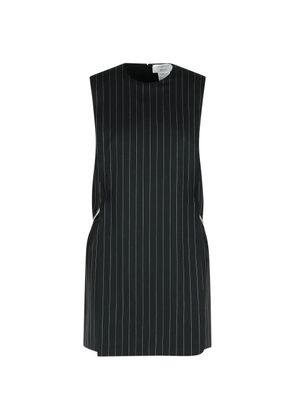 Sportmax Domoni striped layered mini dress - Black