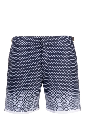 Orlebar Brown ombré floral-print swim shorts - Blue