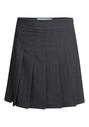Semper pleated mini skirt - Grey