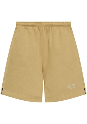 VETEMENTS logo-print shorts - Neutrals
