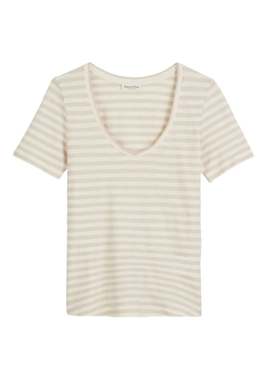 Marc O'Polo striped scoop-neck T-shirt - Neutrals