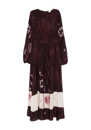 Eleventy floral midi dress - Purple