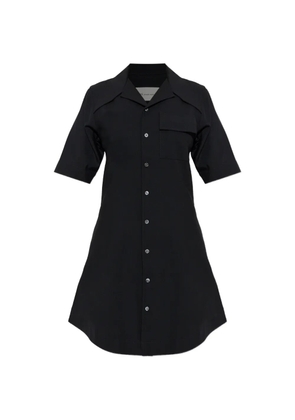 AMI Paris button short-sleeve dress - Black