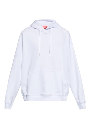 Diesel logo hoody - White