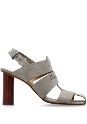 JW Anderson 95mm suede pumps - Grey