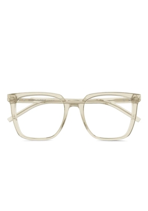 Saint Laurent Eyewear square-frame glasses - Neutrals
