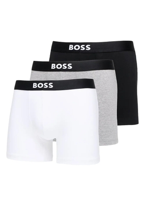 BOSS logo-waistband boxers (pack of three) - White