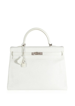 Hermès Pre-Owned Retourné Kelly 35 handbag - White