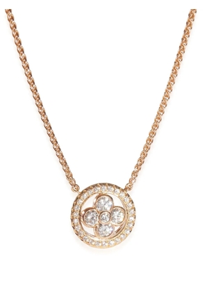 Louis Vuitton Pre-Owned 18kt rose gold Blossom diamond necklace - Pink