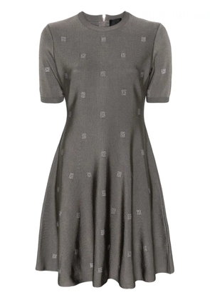 Givenchy 4G-motif flared minidress - Grey