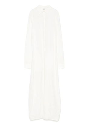 TOTEME parachute maxi shirt dress - Neutrals