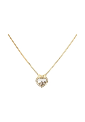 Chopard Pre-Owned 2010s yellow gold Happy Diamonds necklace