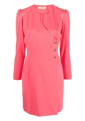 TWINSET long-sleeve wrap dress - Pink