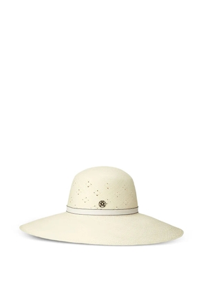 Maison Michel Blanche hat - Neutrals