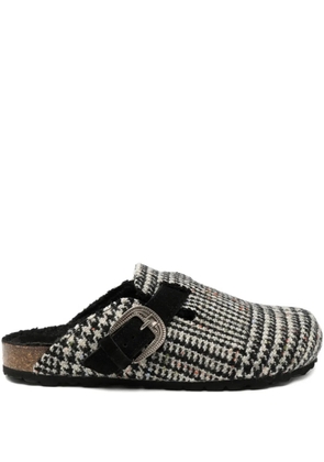 TAJI x Faliero Sarti tweed mules - Black