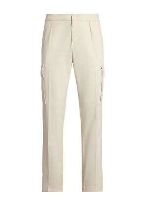 Ralph Lauren Purple Label pleated cargo-pockets trousers - Neutrals