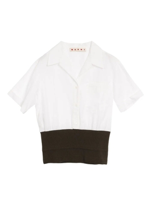 Marni Pre-Owned 2010s colour-block blouse - White