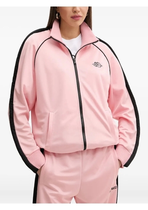 Fiorucci panelled zip-up sweatshirt - Pink