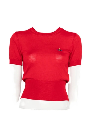 Vivienne Westwood logo-detail T-shirt - Red