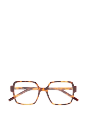Kaleos Vogler geometric-frame glasses - Brown