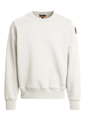 Parajumpers logo-patch crew-neck sweatshirt - White