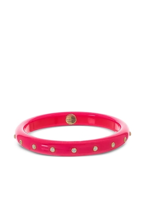 Mark Davis 18K yellow gold bakelite bracelet - Pink