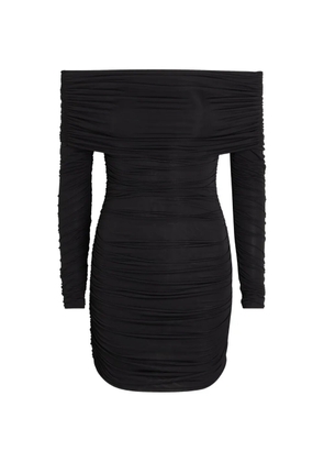 Ronny Kobo Kya off-the-shoulder mini dress - Black