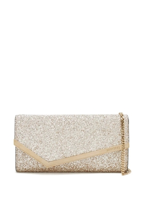 Jimmy Choo Emmie chain clutch bag - Gold