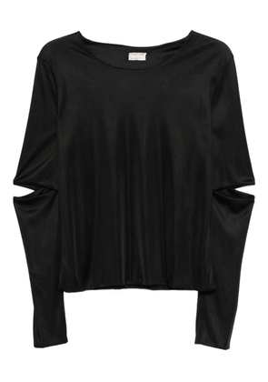 Helmut Lang Pre-Owned 1990s split-sleeve blouse - Black