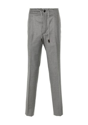 Incotex drawstring wool trousers - Grey