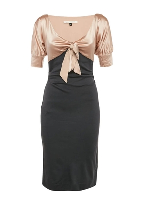 Diane Von Furstenberg Vintage bow-detail midi dress - Pink