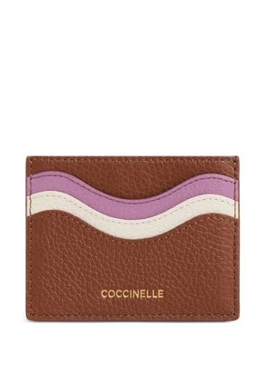 Coccinelle Nami wave-detail wallet - Brown