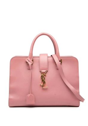 Saint Laurent Pre-Owned 2014 Small Leather Monogram Cabas satchel - Pink