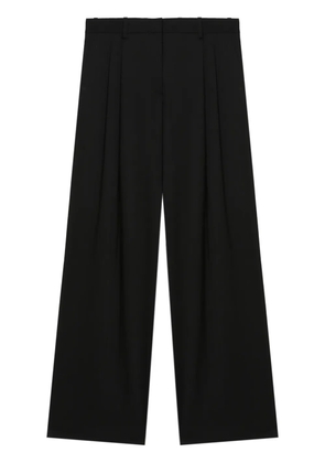 Helmut Lang pleat detailing tailored trousers - Black