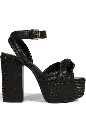 Schutz 120mm Khari platform sandals - Black