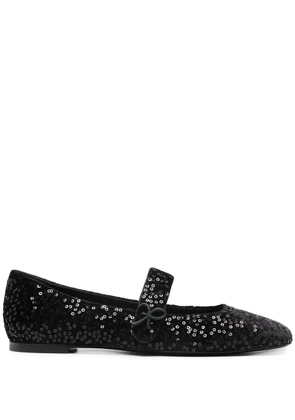 Roberto Festa sequin-embellished ballerinas - Black